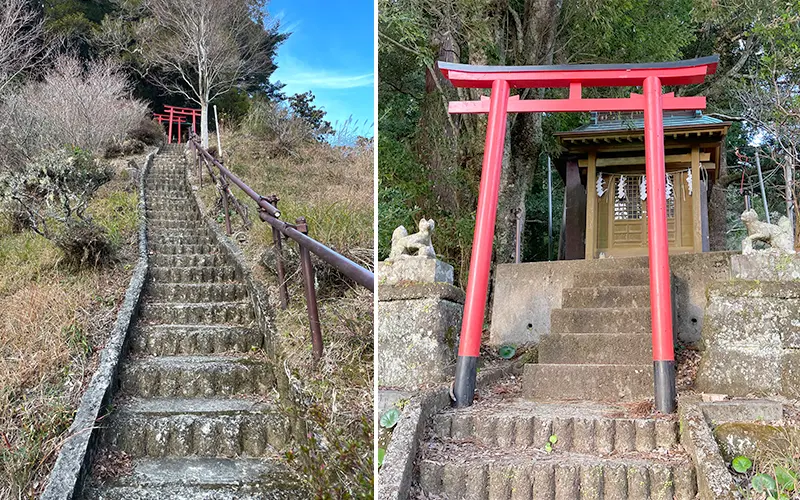 千葉県鴨川市清澄寺のお稲荷さん