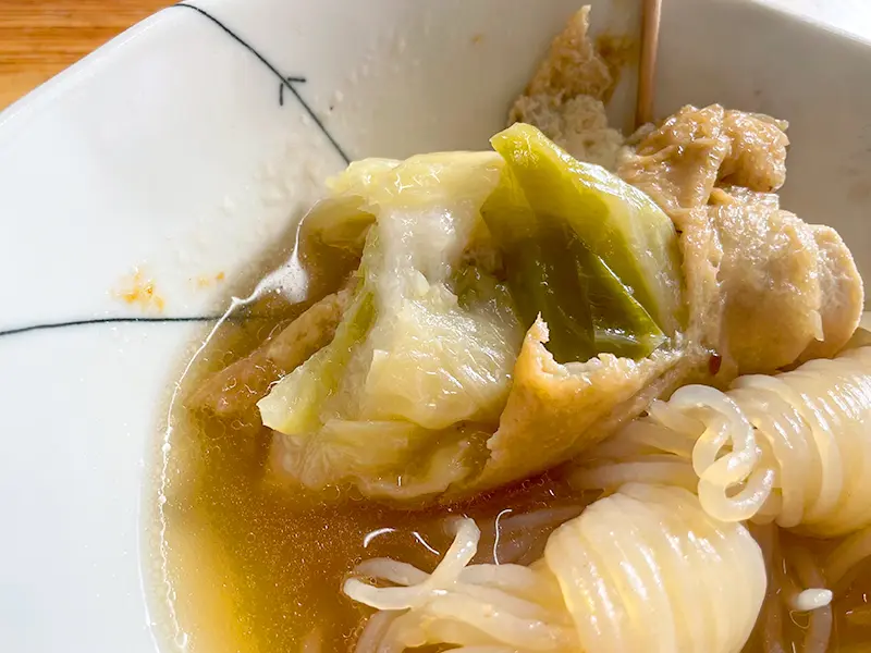 千葉県君津市ラーメン日吉のおでん